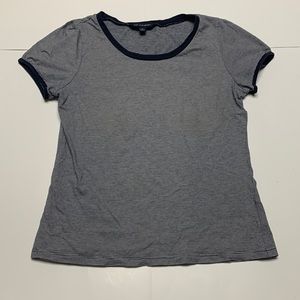 Navy and White Brooks Brother’s T-shirt